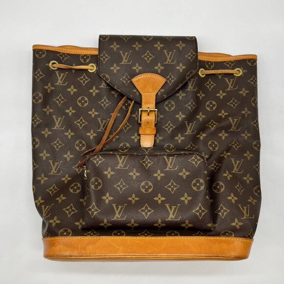 🔥EXTRA LARGE🔥 Authentic Louis Vuitton Monogram Montsouris GM Backpack Bag LV - Picture 5 of 15